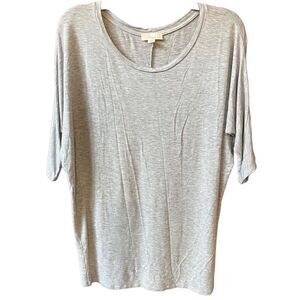 Misia Short Sleeve Dolman TShirt - Gray Sz Med